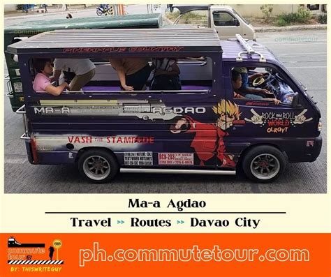 davao jeep routes|Ma.